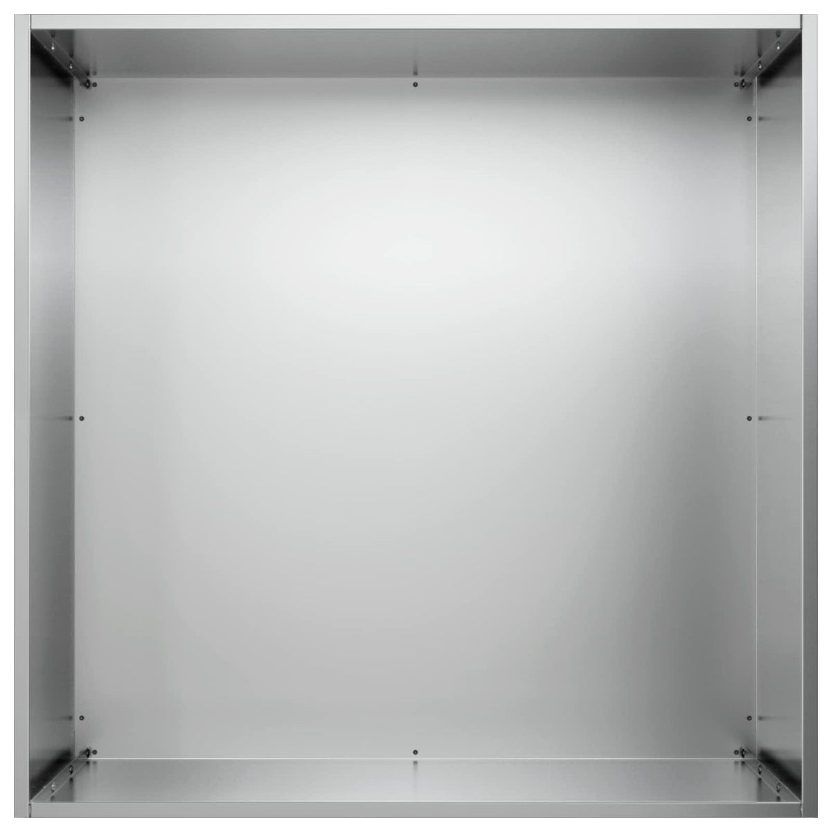 Macetero De Jardín Plateado 40 X 40 X 75 Cm Acero Galvanizado_3