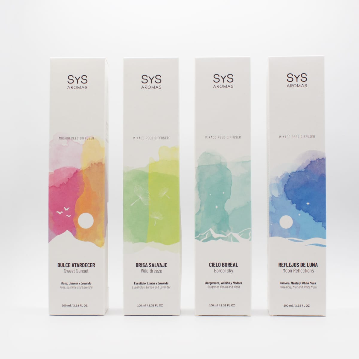 Ambientador Mikado Dulce Atardecer Experience SYS Aromas 100 ml | Aroma Floral y Herbal | Relajante_3