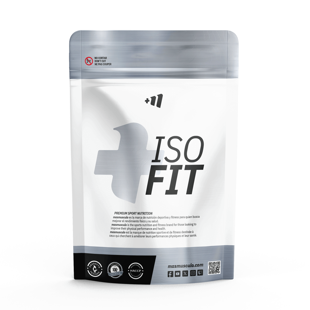 Iso Fit - 1kg - Fresa - Aumenta La Masa Muscular - Masmusculo_0