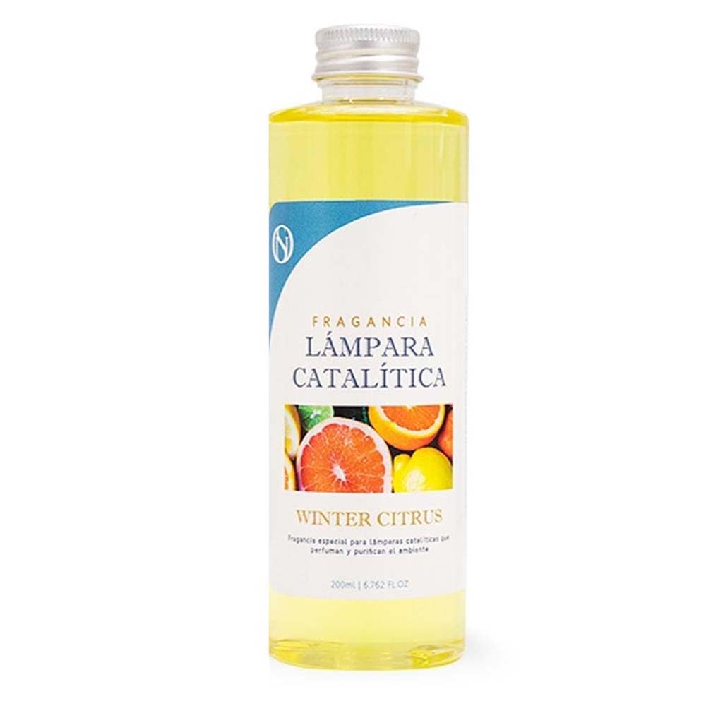 Pack Ahorro Lámpara Catalítica Drops Orange + Fragancia Winter Citrus 200ml + Limpiador Neutro 200ml + Mecha Repuesto_4