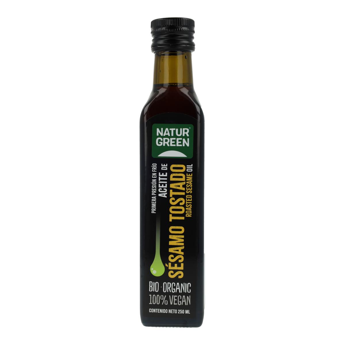 Aceite de Sésamo Tostado Bio NaturGreen 250 ml