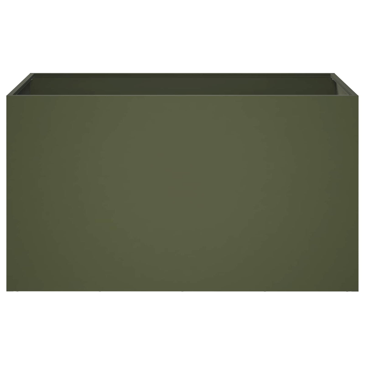 Macetero De Jardín 2 Uds. Verde Oliva 100 X 50 X 50 Cm_3
