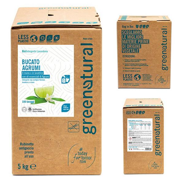 Detergente líquido para ropa Cítrico Greenatural 5 Kg