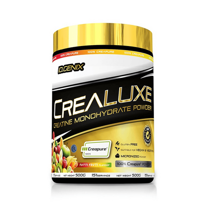 Crealuxe - 500g - Tuti Fruti - Creatina Monohidrato - Io.genix_0
