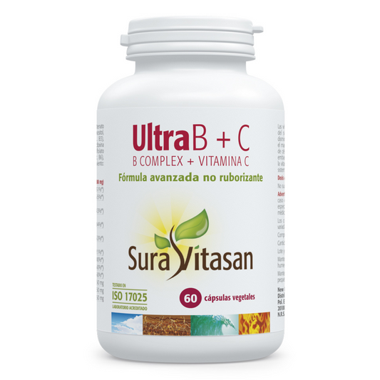 Ultra B Complex + C Sura Vitasan 60 cápsulas