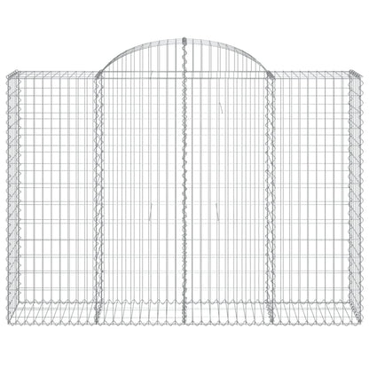 Cestas Gaviones 50 Uds Forma De Arco Hierro 200x50x140/160 Cm_3