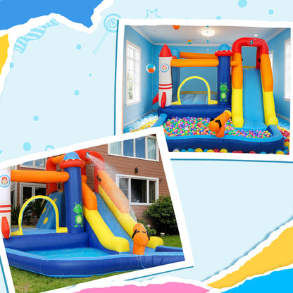 Castillo Inflable Aiyaplay Tela Oxford Multicolor 360x250x195 Cm_3