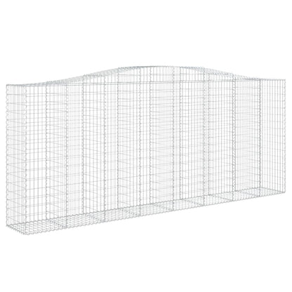 Cestas De Gaviones 4 Uds Forma De Arco Hierro 400x50x160/180 Cm_2