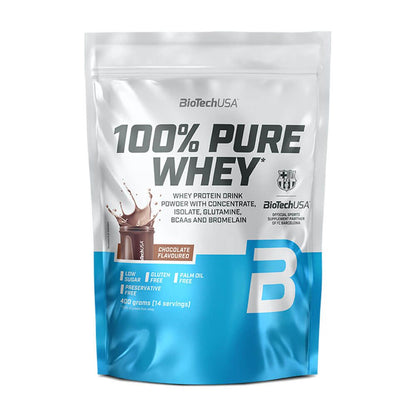 100% Pure Whey - 400g - Cookies &amp; Cream - Proteina De Suero Whey - Biotech Usa_0