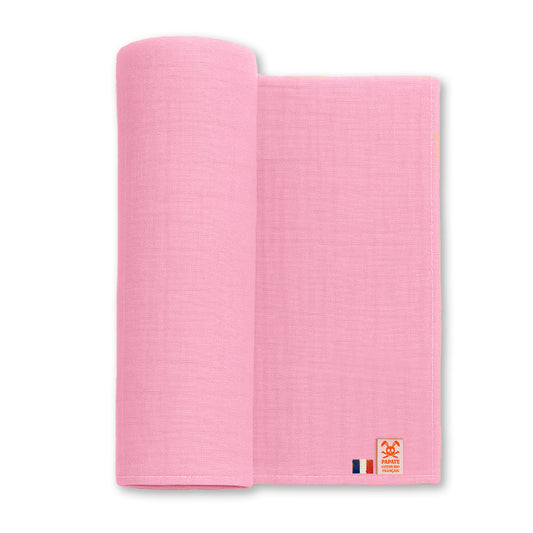 Maxi Pañal De Algodón Bio Rosa_0