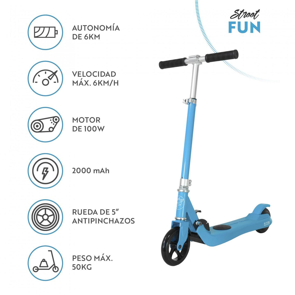 Patinete Eléctrico Olsson Fun Azul