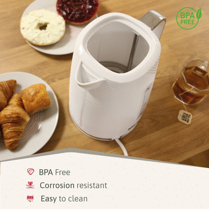 Briebe Elegance Set Tostadora Pan 2 Rebanadas + Hervidor Agua Eléctrico Inalámbrico + Batidora De Mano_5