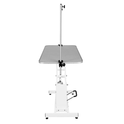 Mesa De Aseo Hidráulica Blanca - Superficie Gris_3