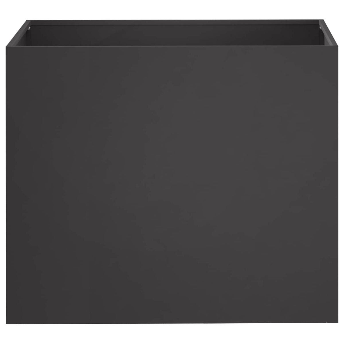 Macetero De Jardín 2 Uds. Negro 60 X 40 X 50 Cm_3