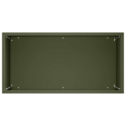 Macetero De Jardín 2 Uds. Verde Oliva 40 X 20 X 40 Cm_4