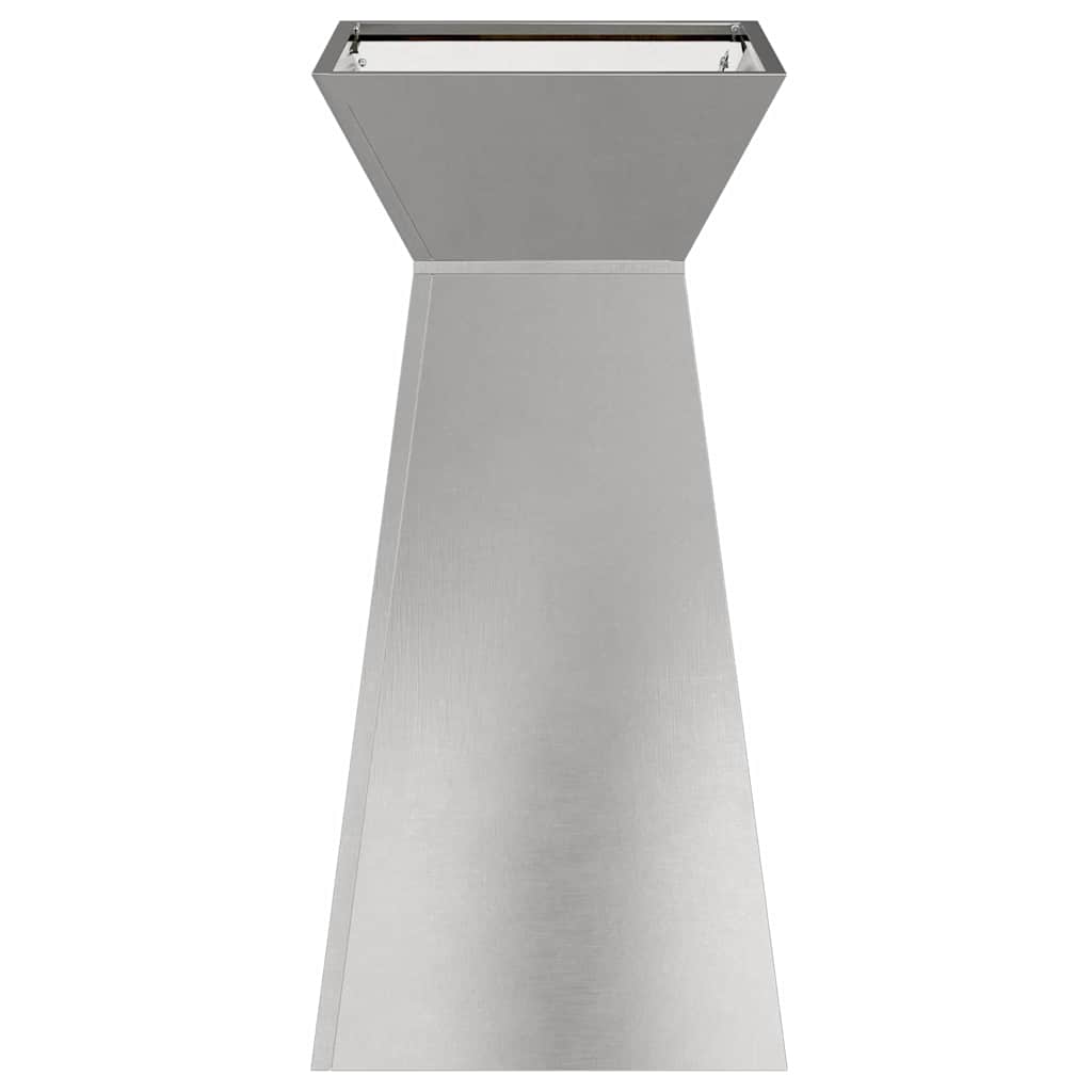 Maceta Pilar Plateado 35 X 35 X 73 Cm Acero Inoxidable_4