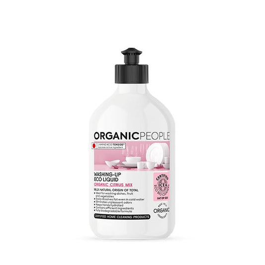 Líquido lavavajillas ecológico - Mezcla de cítricos orgánicos Organic People 500ml
