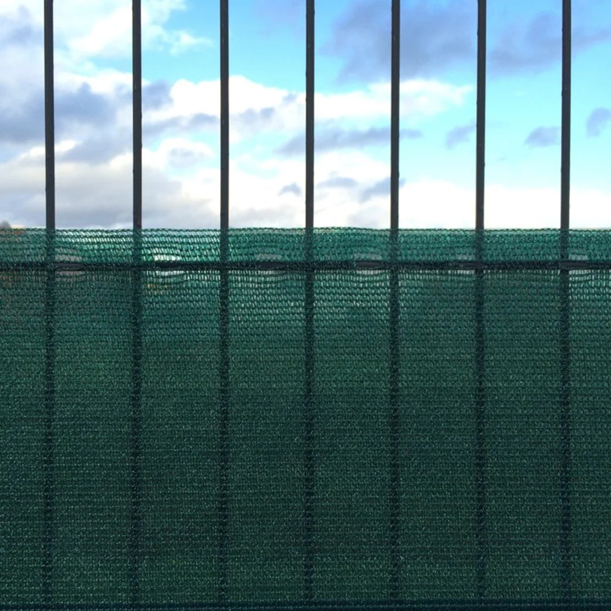 Red Privacidad Viento Hd Polietileno 1,8x22m Verde Tierra 72% Sombra Resistente Uv_2