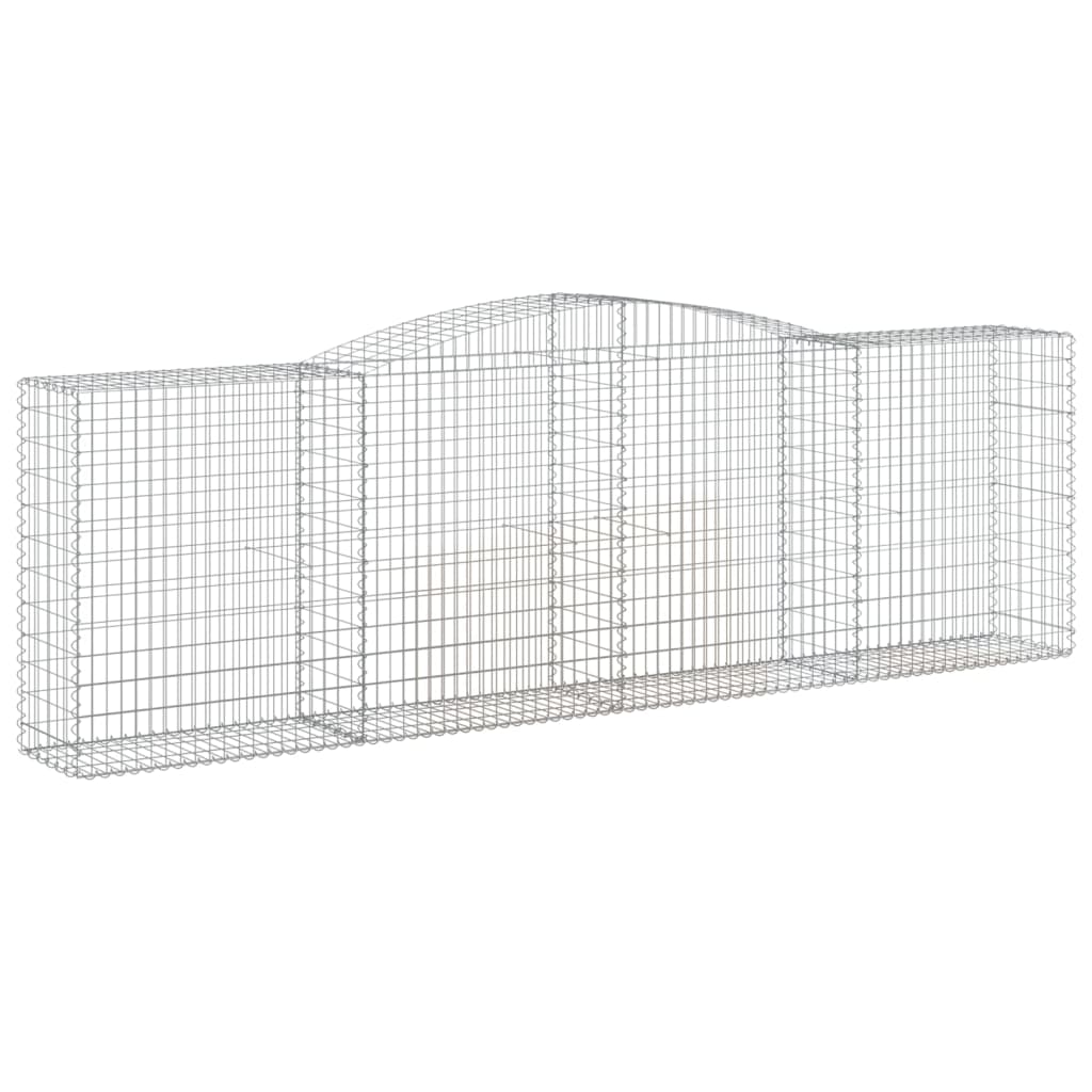 Cestas De Gaviones 25 Uds Forma De Arco Hierro 400x50x120/140cm_2