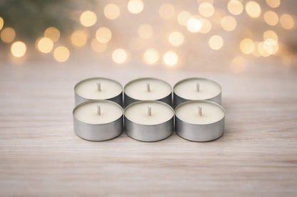 Pack aromático natural con quemador Buda – Wax Melts de soja, romero, tomillo y pino + 6 velas de té – Lismare_5
