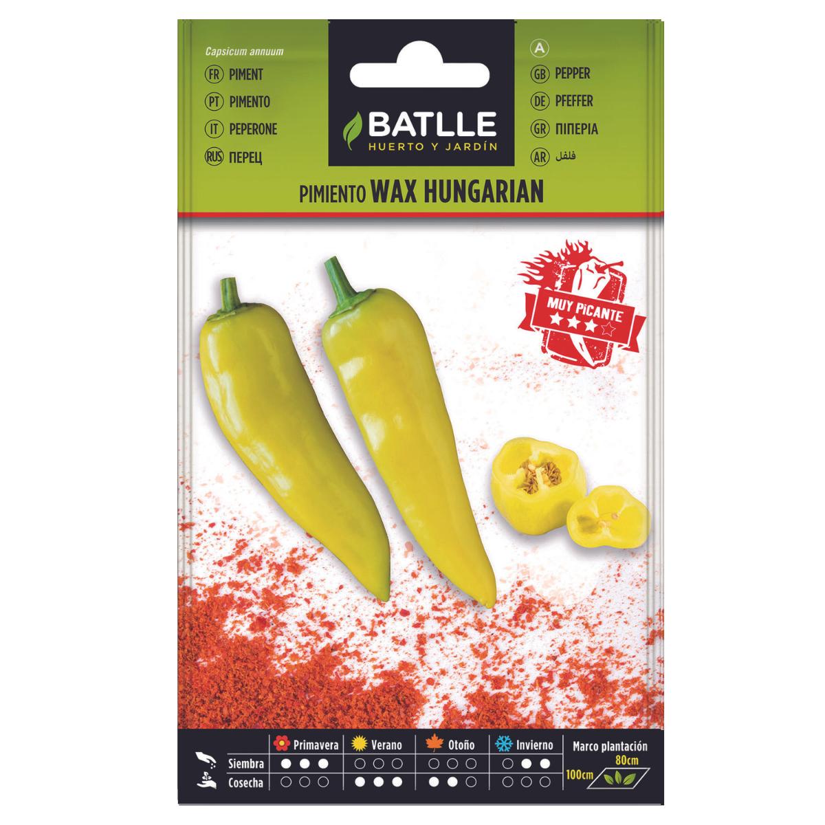Semillas de Pimiento Wax Hungarian Batlle