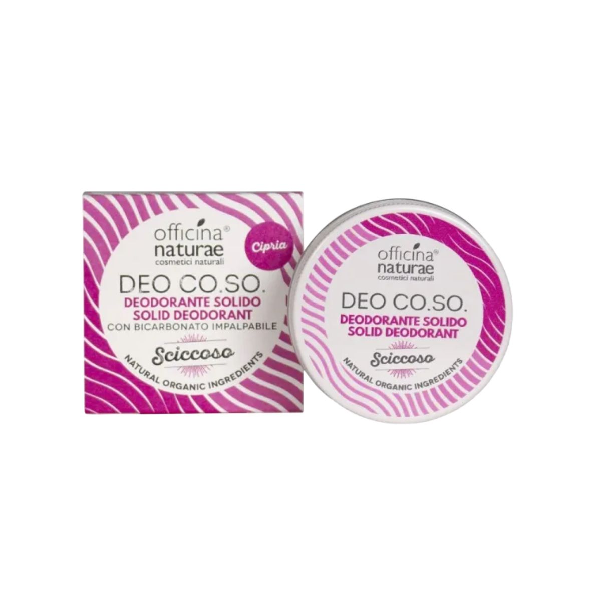 Desodorante Sólido Chiccoso CO.SO. 50 ml Vegan Ecologico Officina Naturae