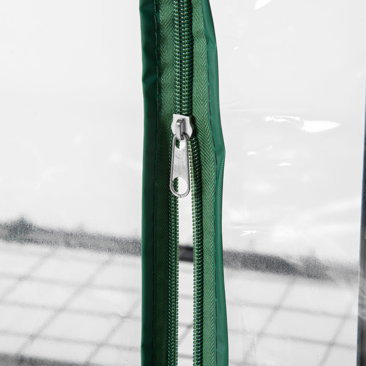 Invernadero De Jardín Outsunny Acero, Pvc Transparente Y Verde 69x50x165 Cm_3
