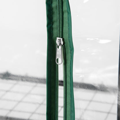 Invernadero De Jardín Outsunny Acero, Pvc Transparente Y Verde 69x50x165 Cm_3