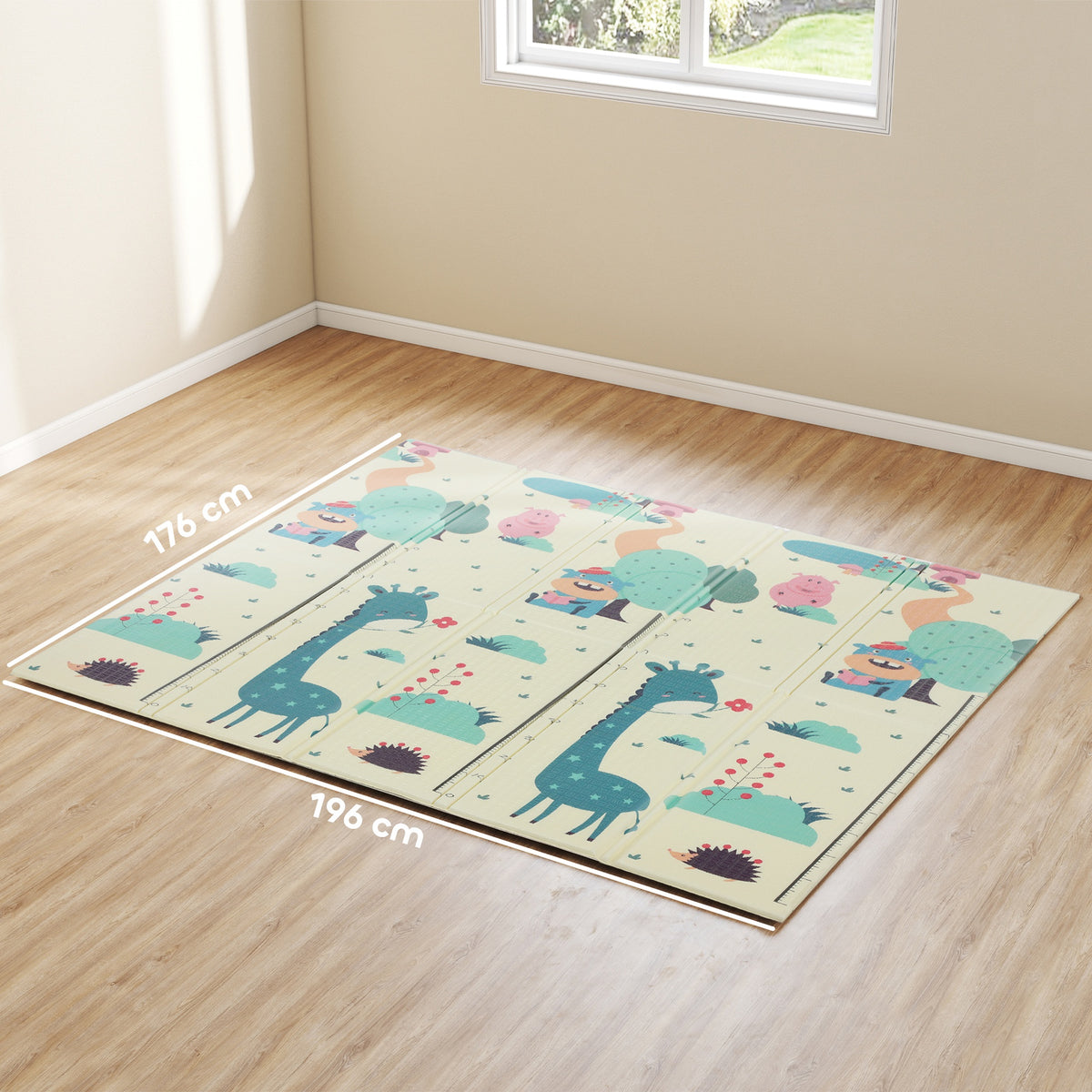 Alfombra Para Bebés Aiyaplay Xpe Multicolor 196x176x1.5 Cm 431-081v02mx_2