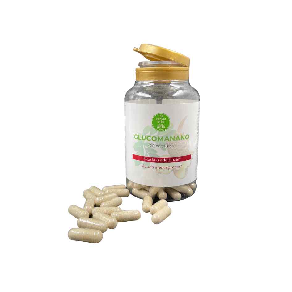 Cápsulas Glucomanano Adelgazantes The Konjac Shop 78g