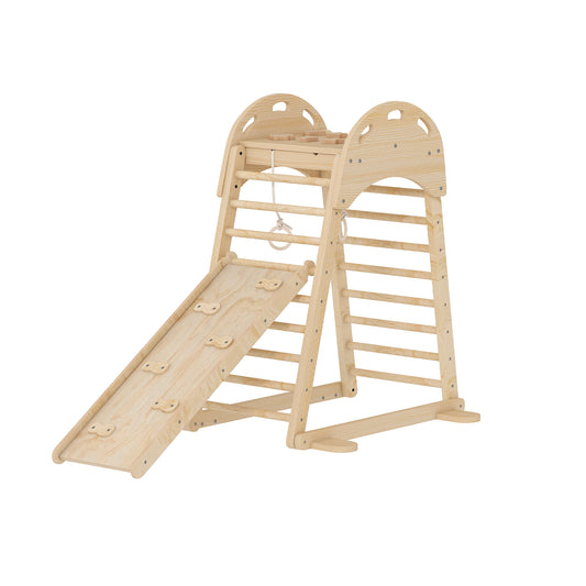 Triángulo De Escalada Aiyaplay Madera Contrachapada, Madera De Pino Madera Natural 180x89x59 Cm 331-102v00nd_0