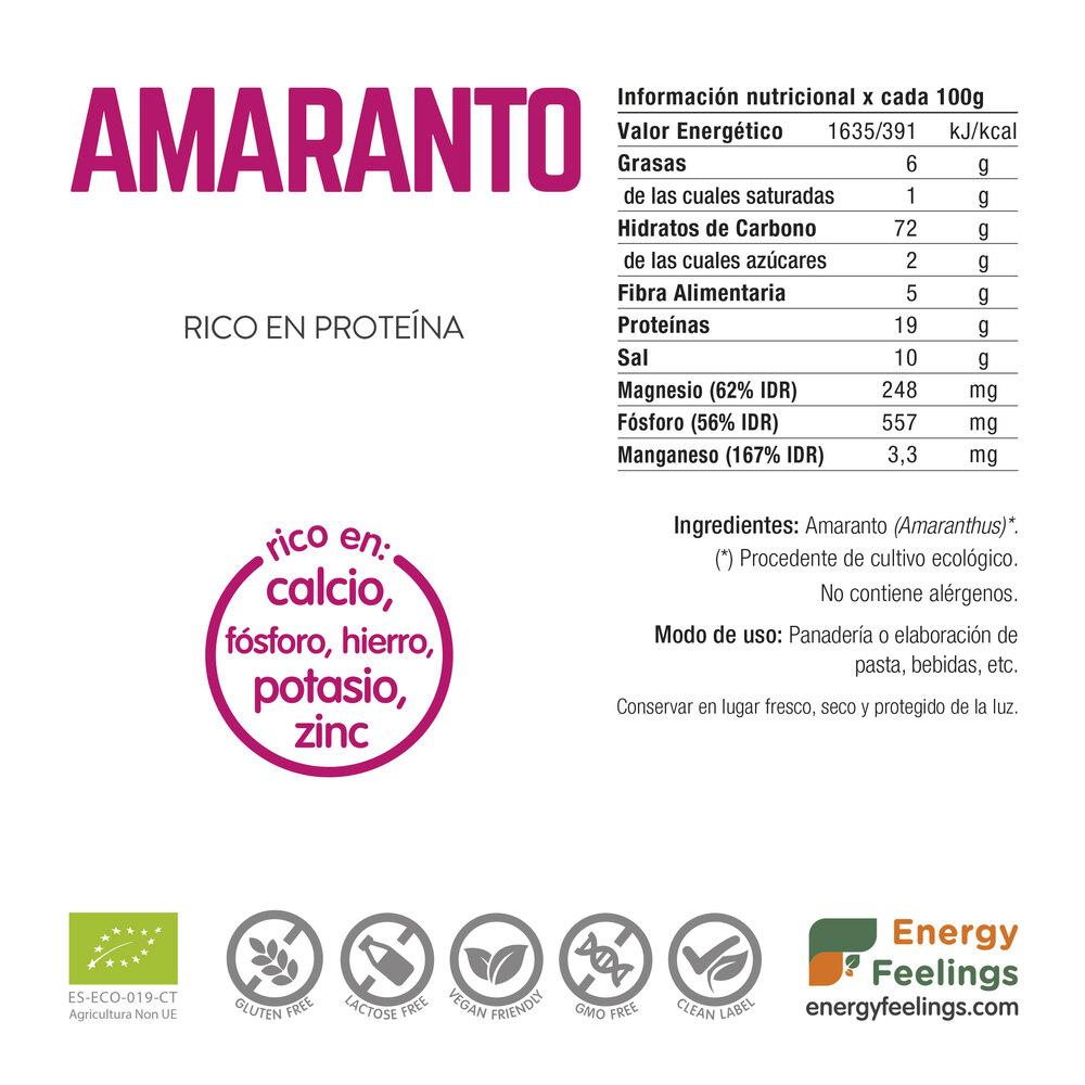 AMARANTO ECO grano pelado: (1 Kg) XXL Pack