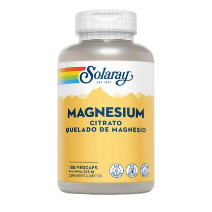 Big Magnesium Citrate Solaray 180 Cápsulas