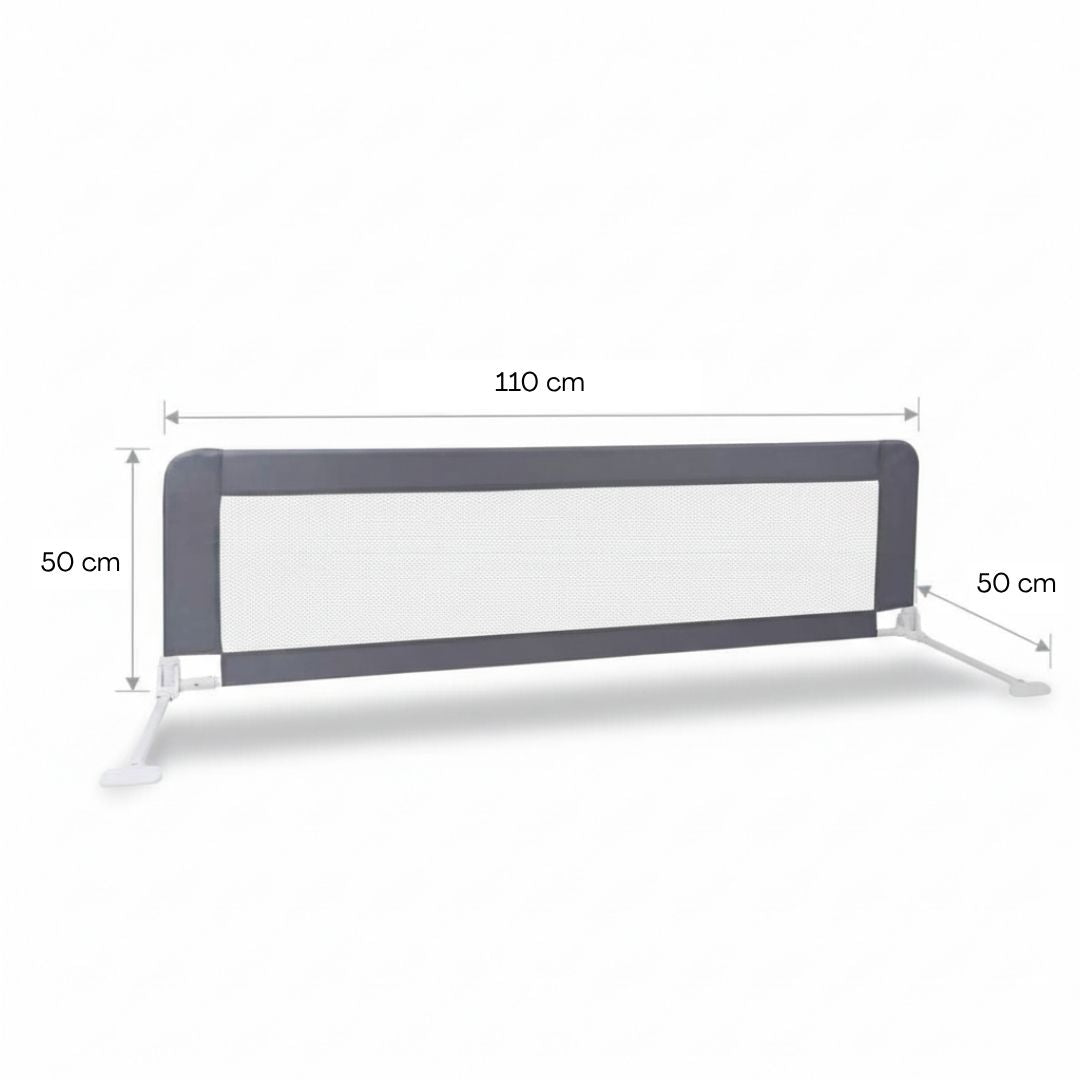 Barandilla De Cama Infantil 110 Cm – Altura Ajustable, Sistema Abatible, Malla Transpirable, Seguridad Anticaídas Bathby_5