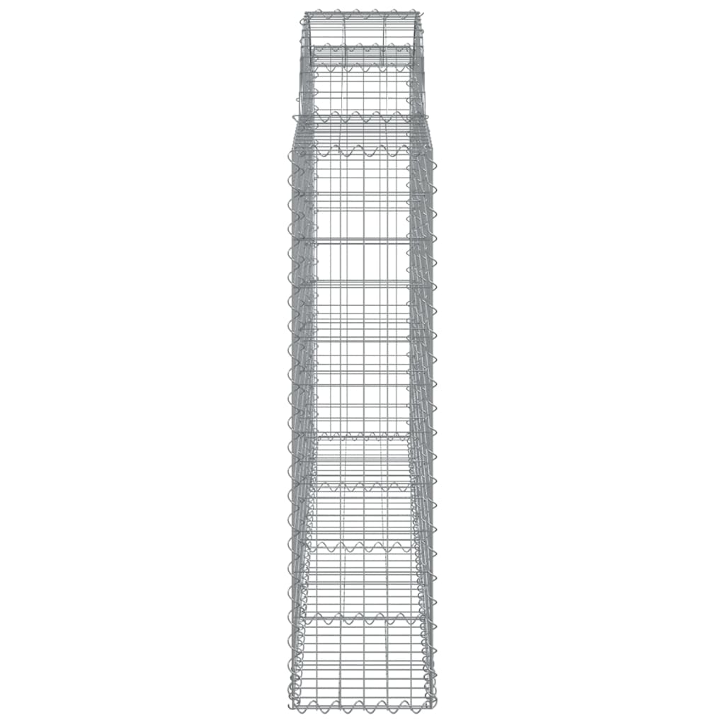 Cestas Gaviones 13 Uds Forma De Arco Hierro 200x30x120/140 Cm_4