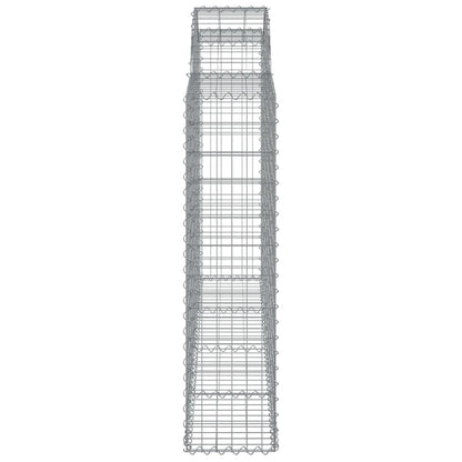 Cestas Gaviones 11 Uds Forma De Arco Hierro 200x30x120/140 Cm_4