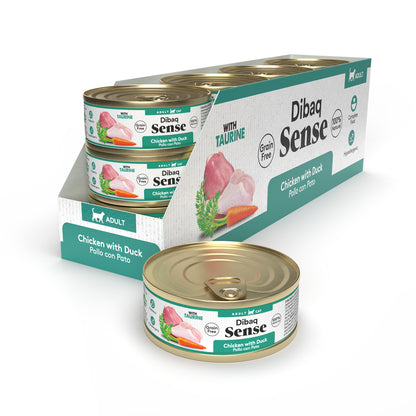 Dibaq Sense Cat Pollo Y Pato Con Zanahorias (70 G X 12 Uds)_0