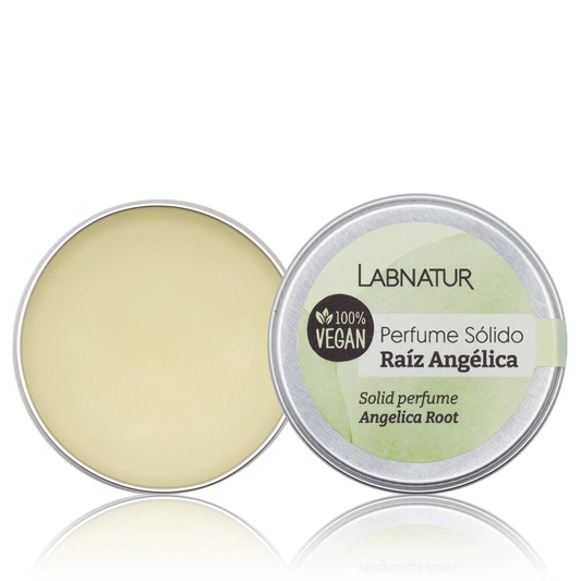 Perfume Sólido de Raíz Angélica Labnatur 15 ml | Aroma Herbal, Fresco y Balsámico | Natural y Vegano_0