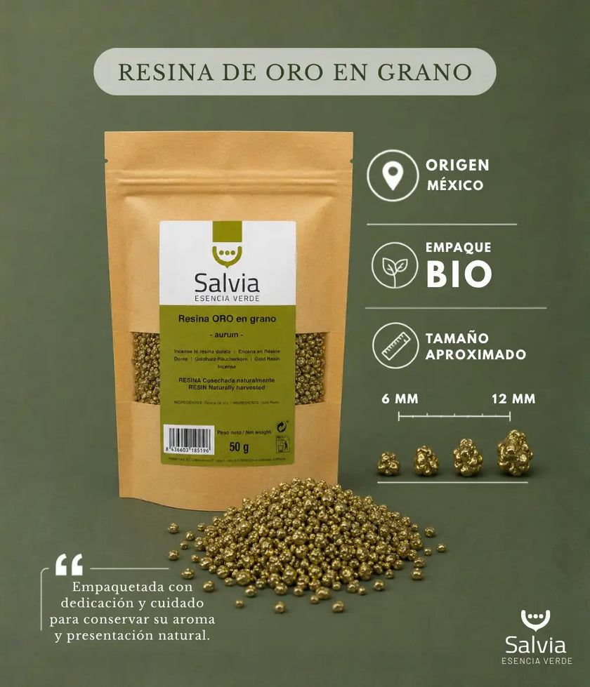 Salvia - Resina Oro En Grano, Granel | 100g_1
