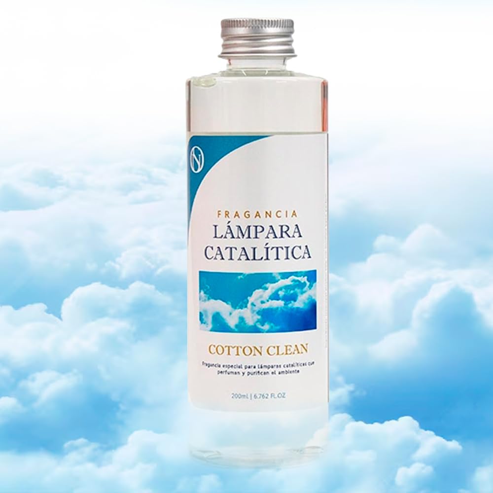 Pack Ahorro 2x Fragancias Lámpara Catalítica 200ml: 1 Aroma Cotton Clean + Limpiador Neutro_1