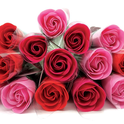 3 Rosas Con Pétalos De Jabón Aromático Para Baño Relax (fucsia) - Regalo Original Para Días Especiales - Aroma Atalcado_5