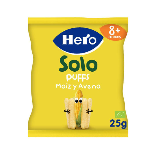 Snacks de Maíz y Avena Eco 25 g- Hero Solo