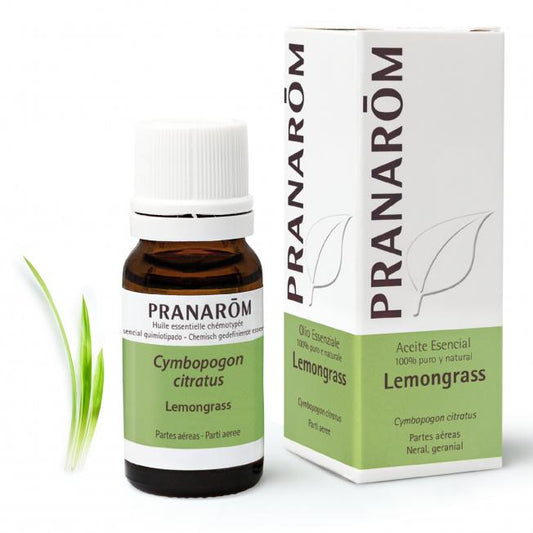 Aceite esencial lemongrass Partes Aereas Pranarom 10 ml