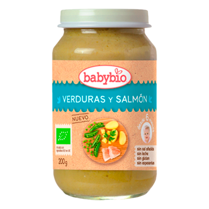Pack Tarritos Menús Pescado Bio (a partir de 6 meses) babybio, 2 Uds
