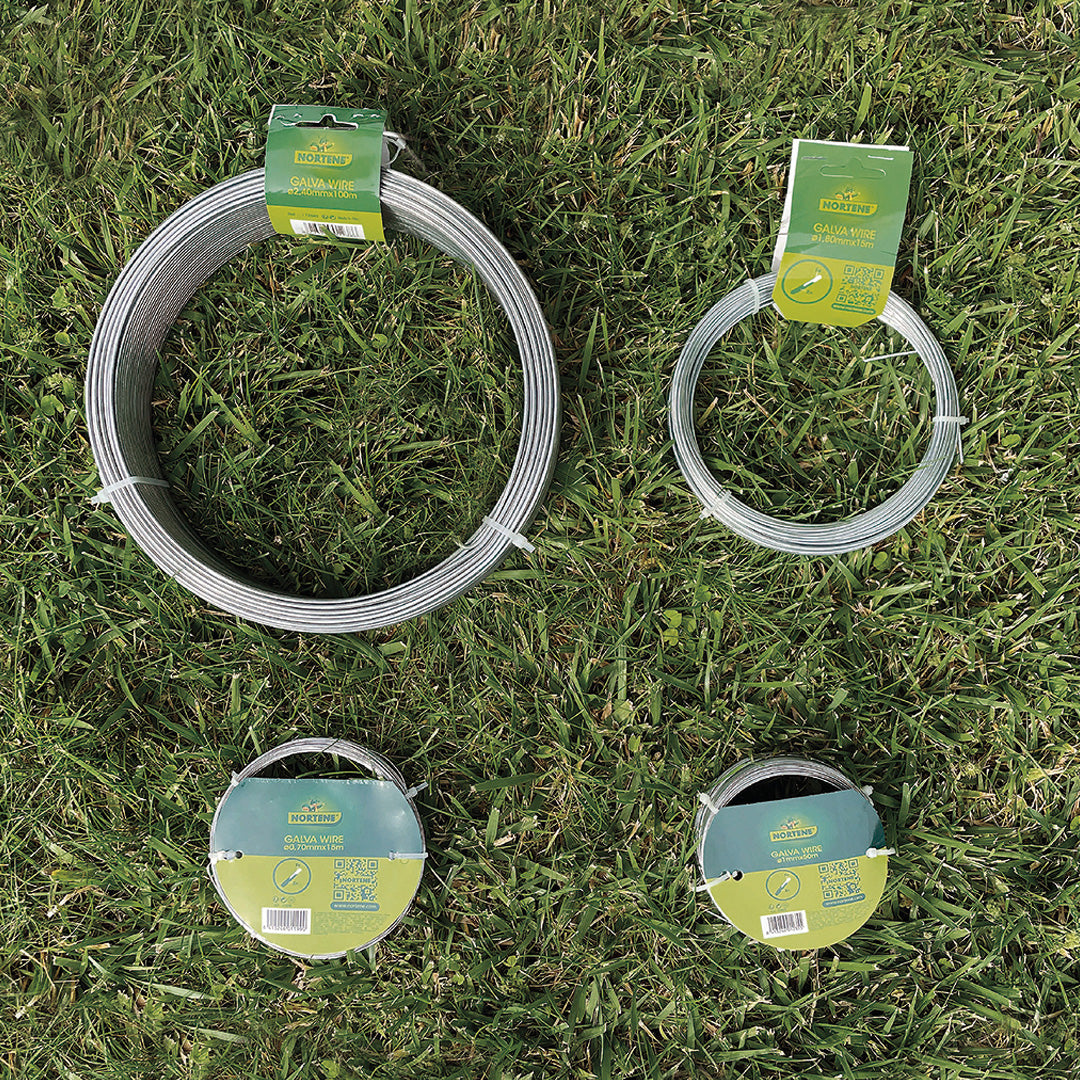 Alambre Galvanizado Galva Wire 0,7mm X 50m Nortene_1