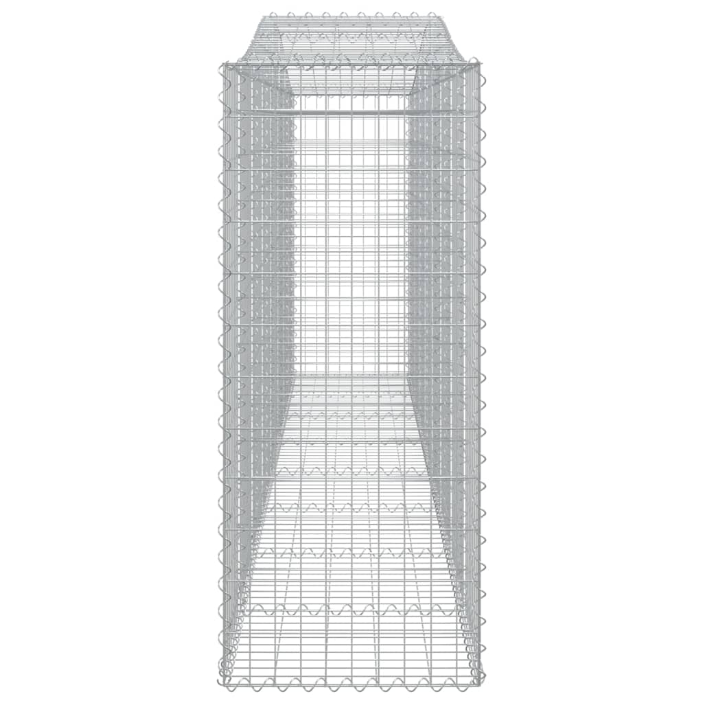 Cestas De Gaviones 5 Uds Forma De Arco Hierro 400x50x120/140 Cm_4