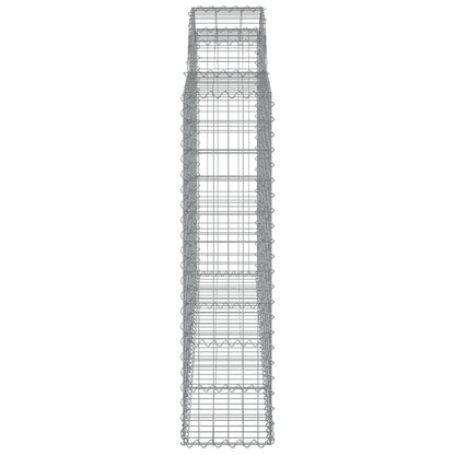 Cestas Gaviones 20 Uds Forma De Arco Hierro 200x30x120/140 Cm_4