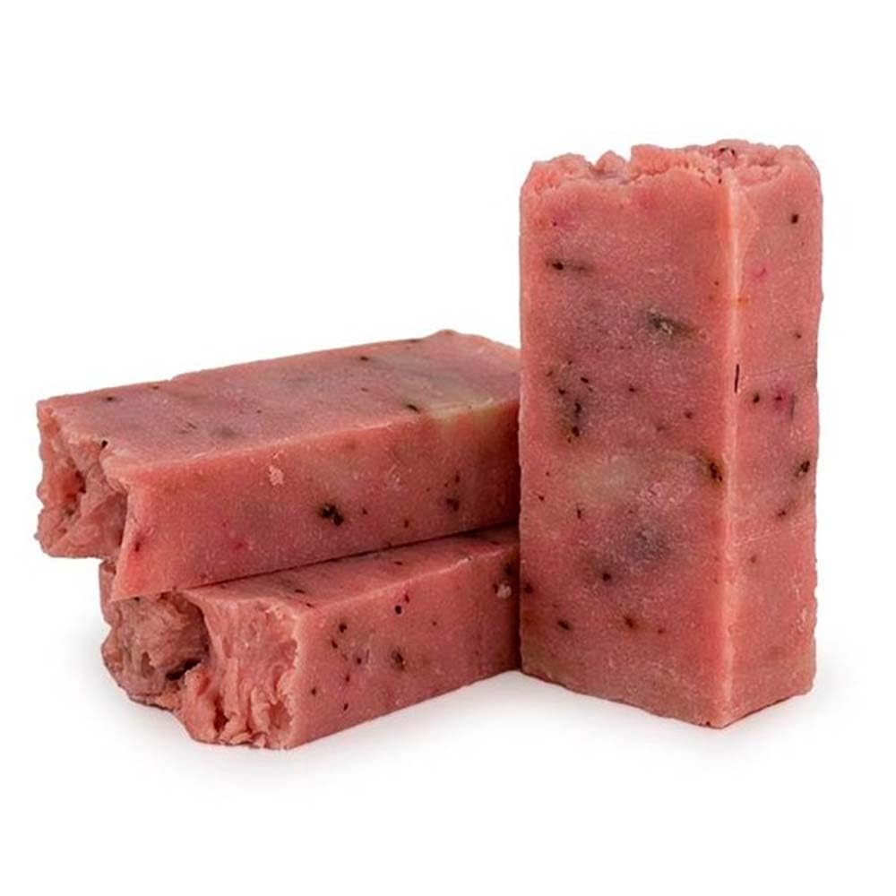 Pack 10 Jabón Natural Rosa Mosqueta. Para Todo Tipo De Piel. Hidrata Y Regenera Pieles Con Estrías, Manchas, Cicatrices_0