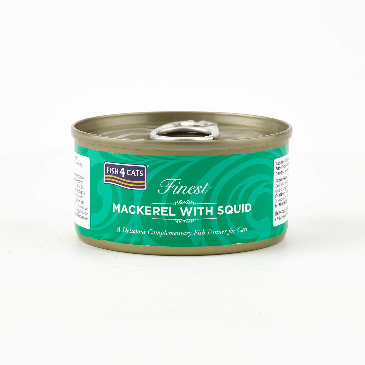 Fish4cats Filete Para Gato – Caballa Con Calamar 70 G (pack De 10)_3