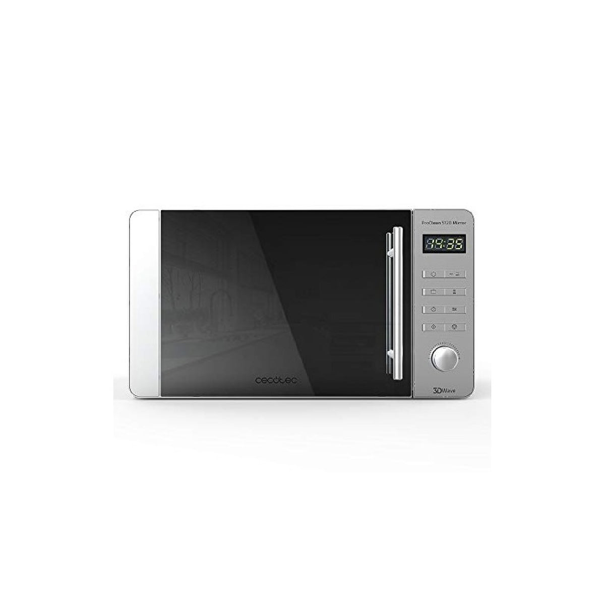 Microondas Proclean 5120 Inox. 700 W, Grill 800 W, Capacidad 20 L, Revestimiento Ready2clean Para Mejor Limpieza, Tecnología 3dwave, 8 Programas, Di_0